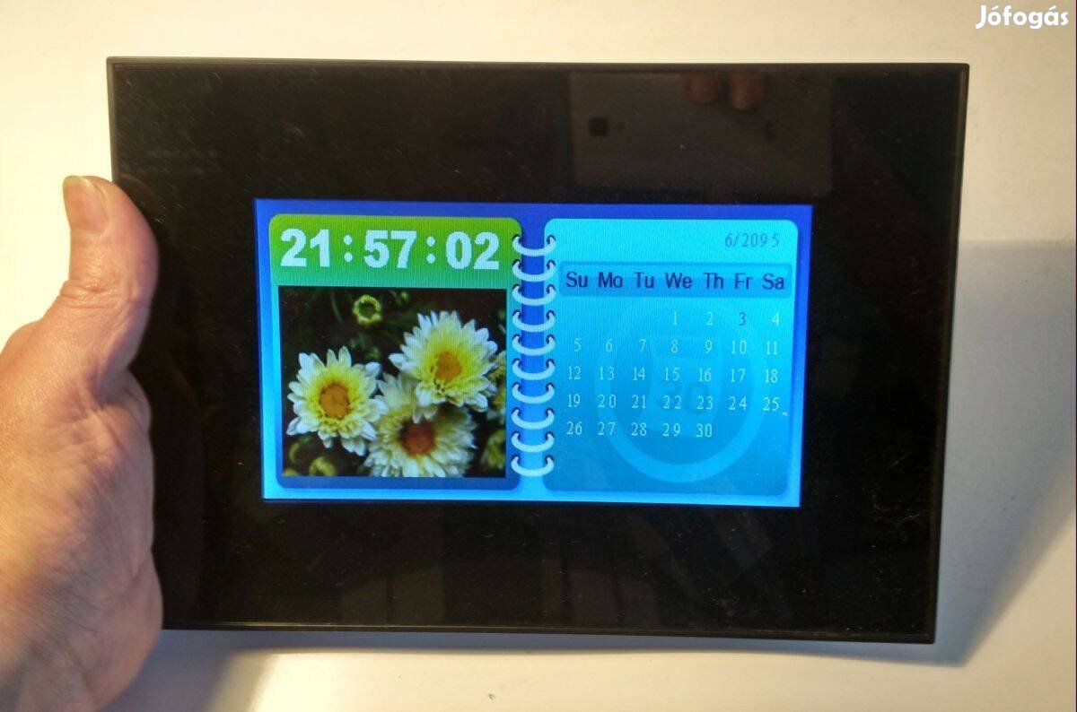 Digitális Képkeret Lenco DF-706 (hiányos, rendben működik)