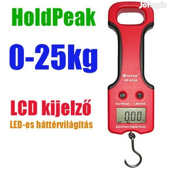 Digitális Kézi Mérleg ( 0-25kg ) - Holdpeak 815A ()