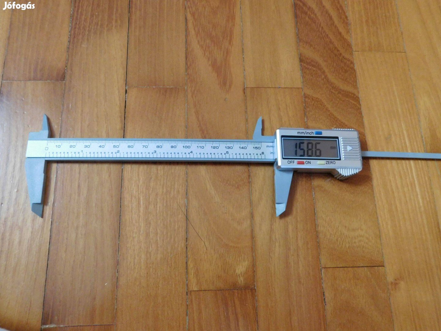 Digitális LCD kijelzős tolómérő subler, új, max. 158mm-ig mér, pontos