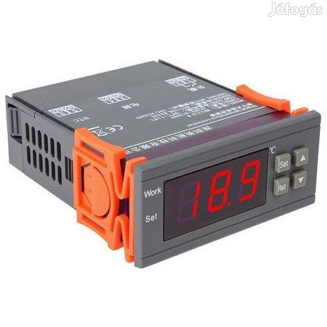 Digitális Termosztát 230V MH1210W 1m Hőmérő Kábel