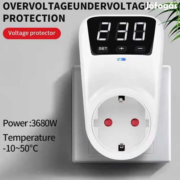 Digitális ZavarszŰrős Túlfeszültség védő Konnektor 16A (5780)