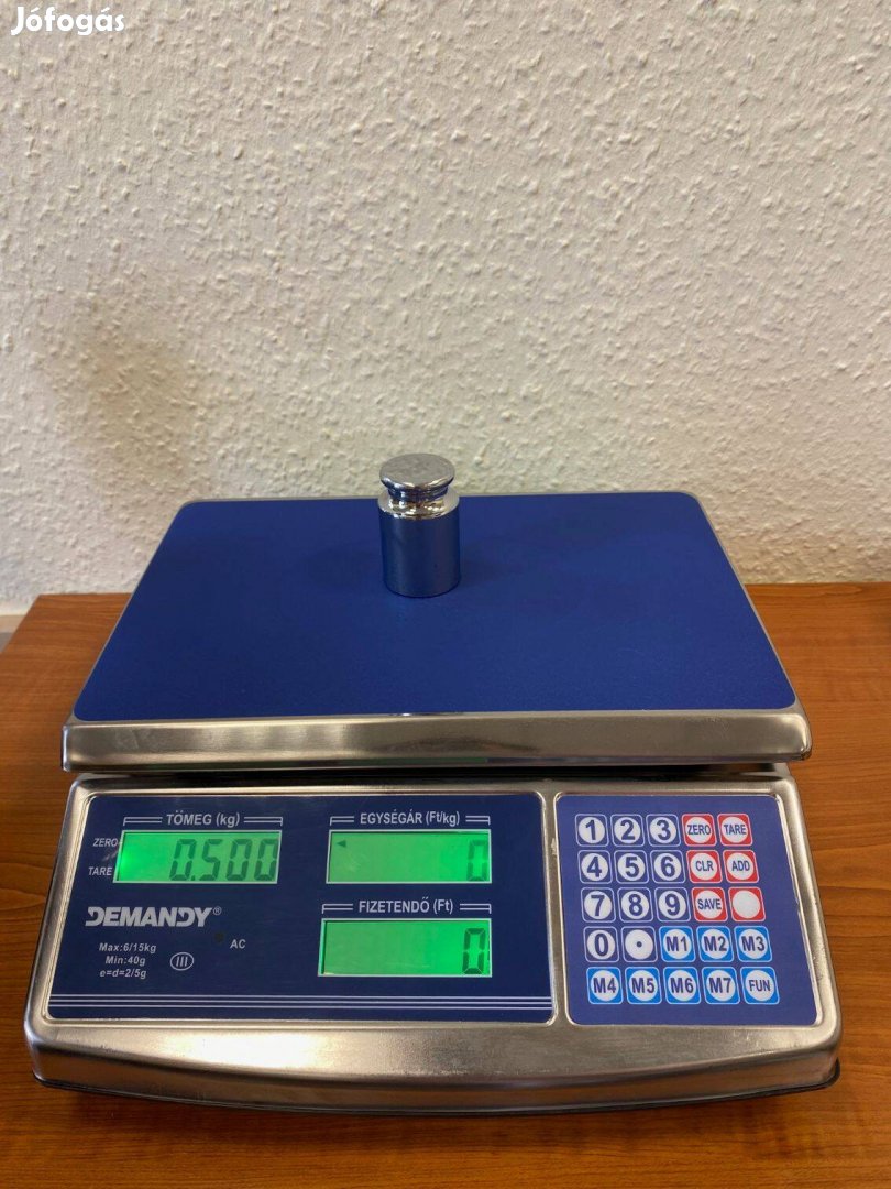 Digitális árszorzós mérleg 15 kg