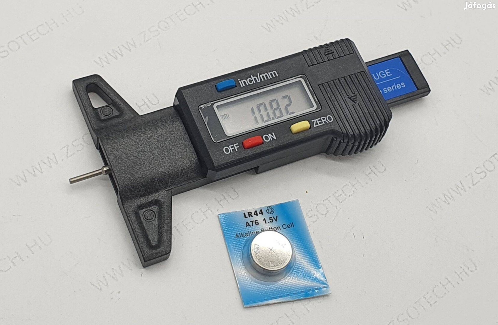 Digitális gumi mélységmérő gumiabroncs profil kopás mérő tolómérő