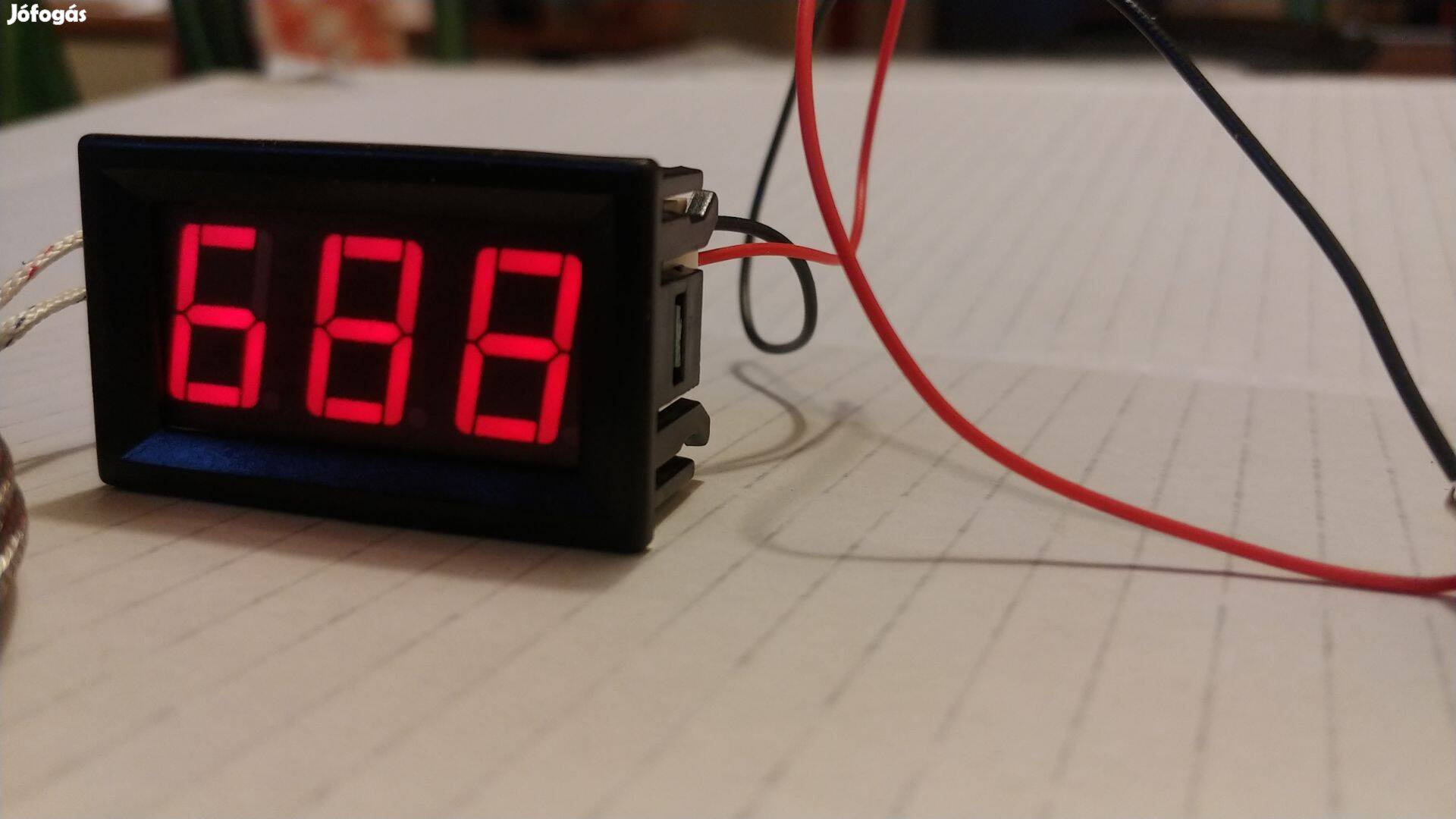 Digitális kemence hőmérő max 800 Celsius