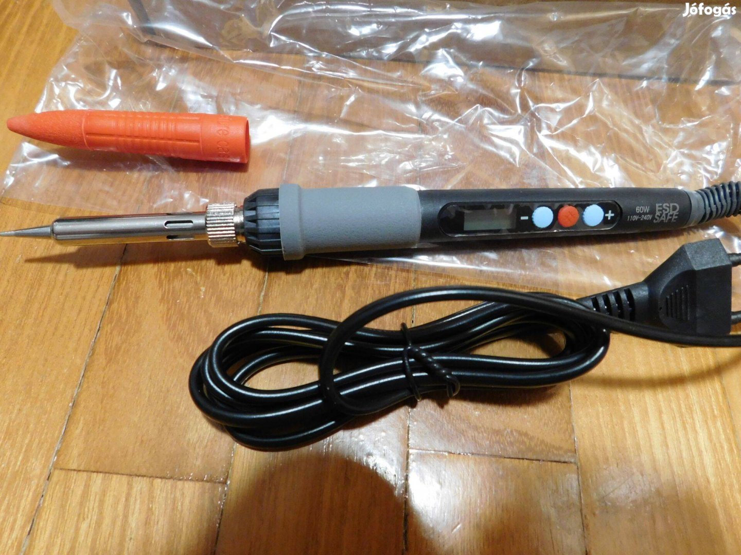 Digitális kijelzős 180-500 Celsius között állítható forrasztópáka, új