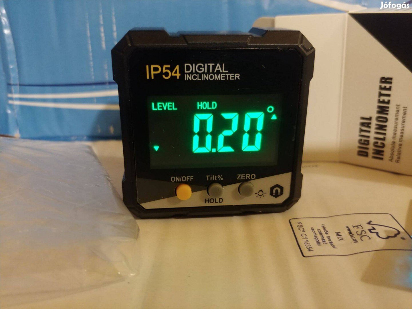 Digitális szögmérő dőlésszögmérő inklinométer
