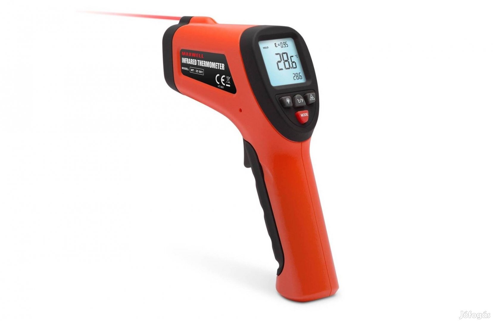 Digitális termométer infravörös lézeres hőmérő mérőműszer