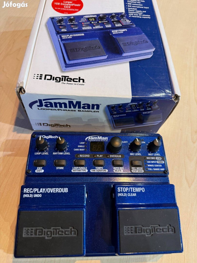 Digitech Jamman looper/phraser elektromos gitár pedál