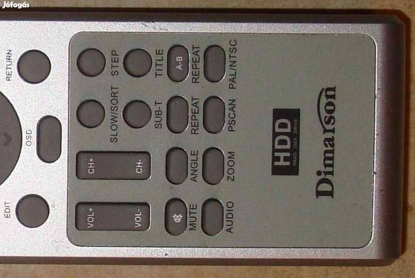 Dimarson DVD HDD távirányító recorder