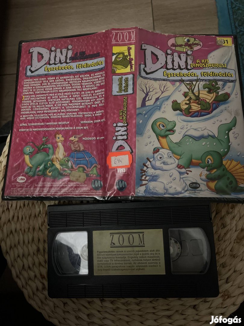 Dini dinoszaurusz vhs r