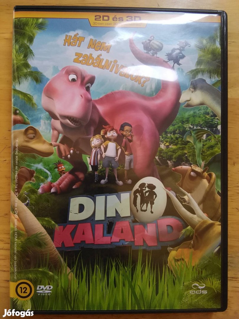 Dínó kaland újszerű dvd 2D + 3D