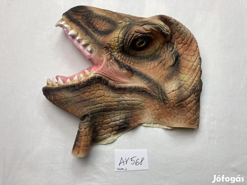 Dino maszk, dinoszauarusz maszk, dino jelmez maszk, új AV568