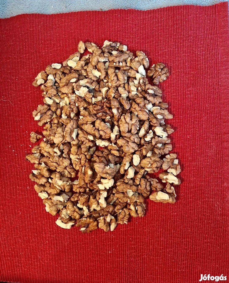 Dióbél többnyire feles és negyedes szemekből