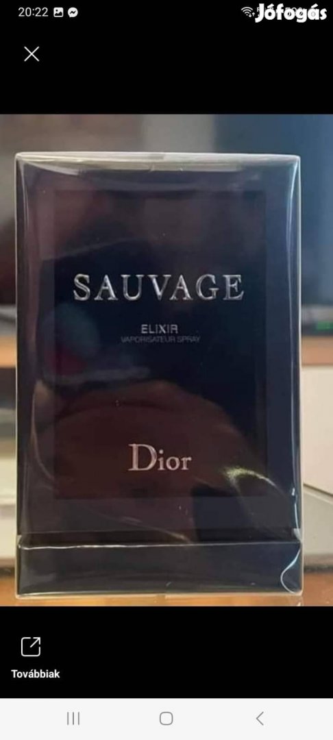 Dior sauvage elixir 60 ml ferfi uj es bontatlan parfum