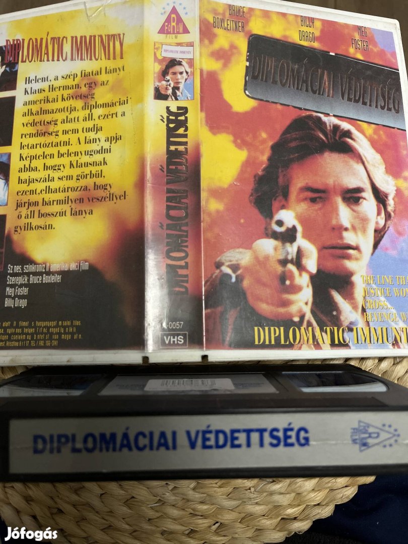 Diplomáciai védettség vhs m