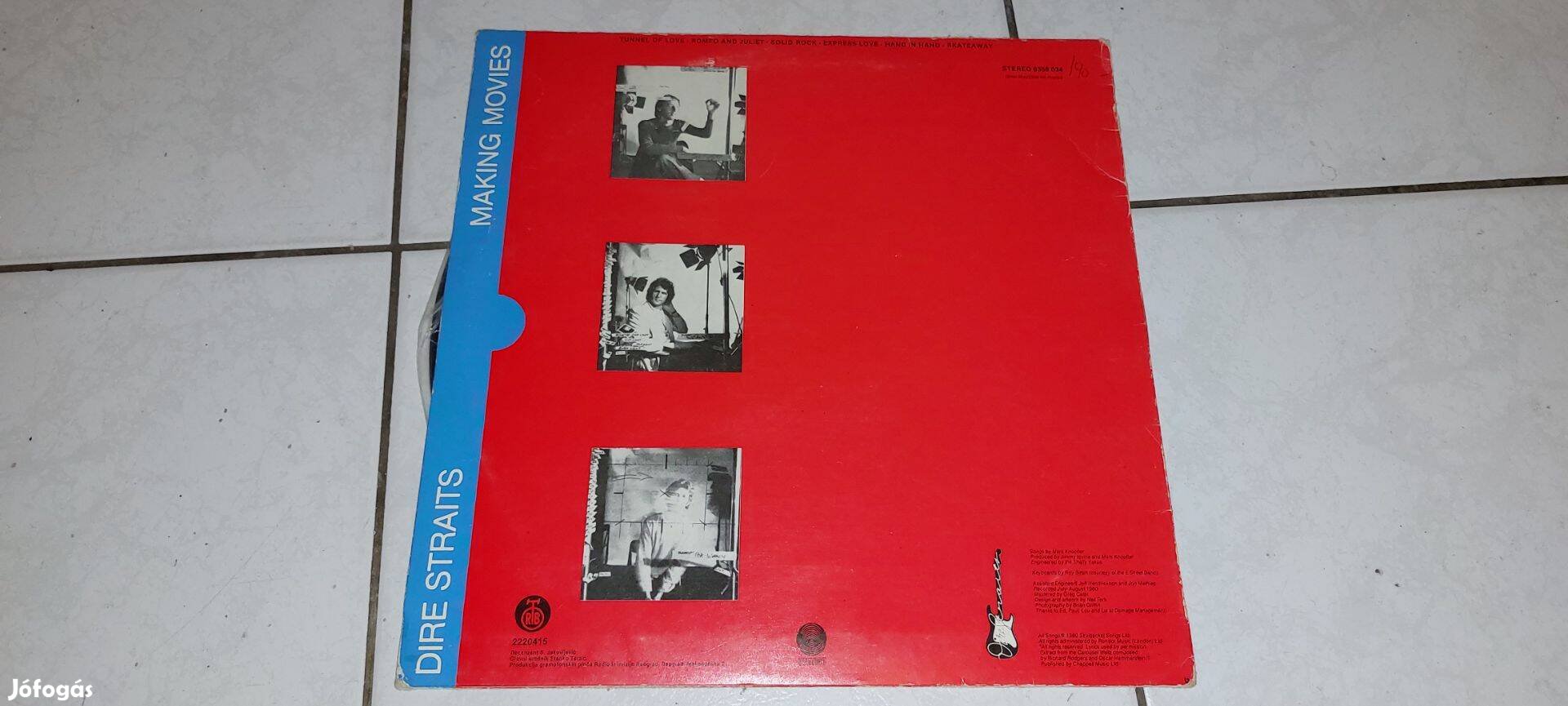 Dire Straits - Making Movies műsoros bakelit lemez, LP