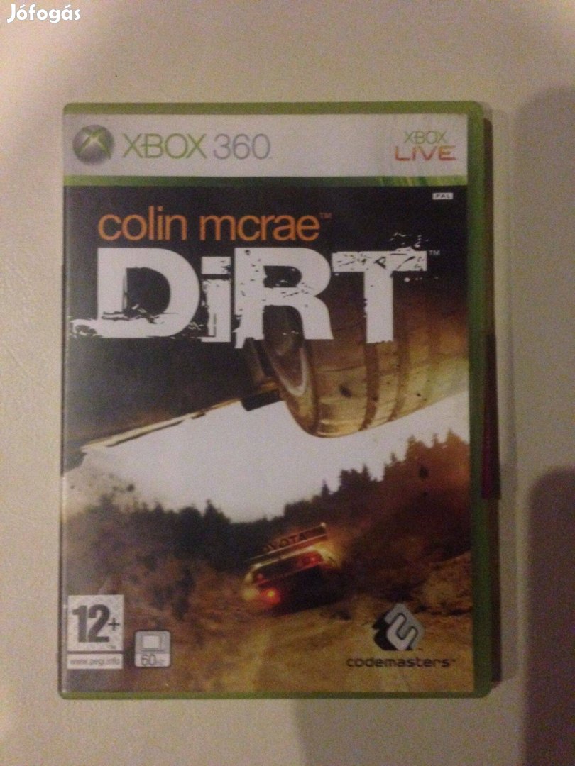 Dirt 1 eredeti xbox360 játék eladó-csere