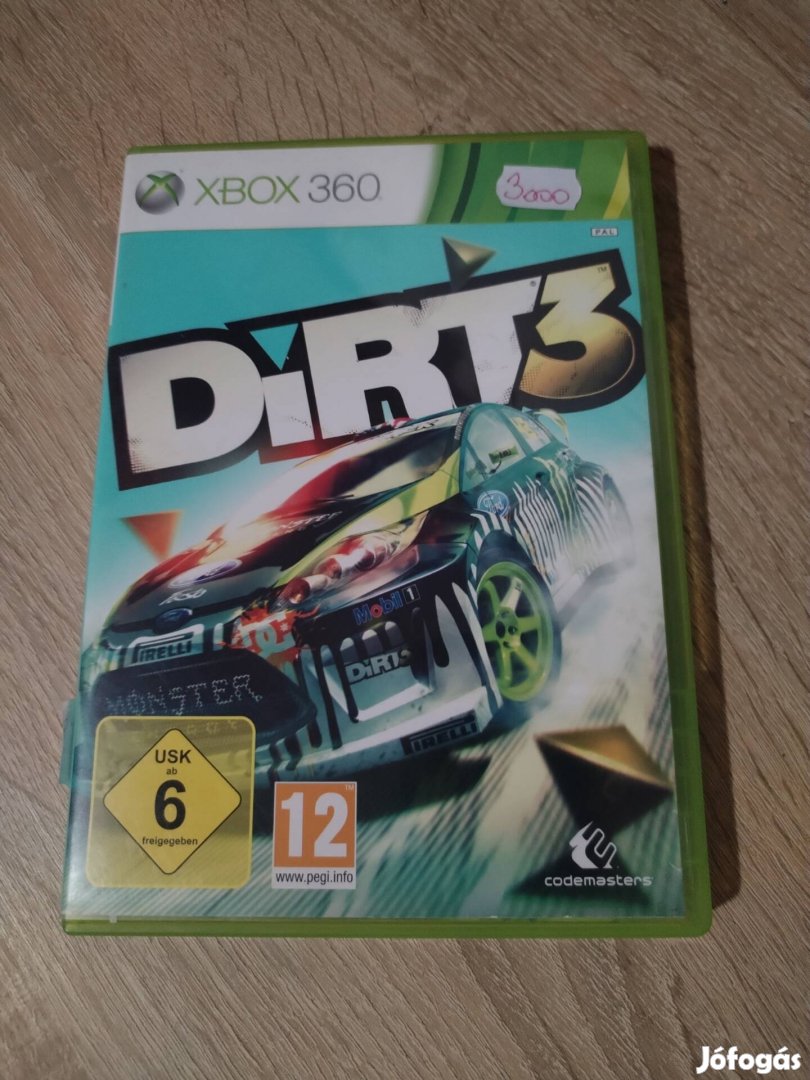 Dirt 3 Xbox 360 játék 