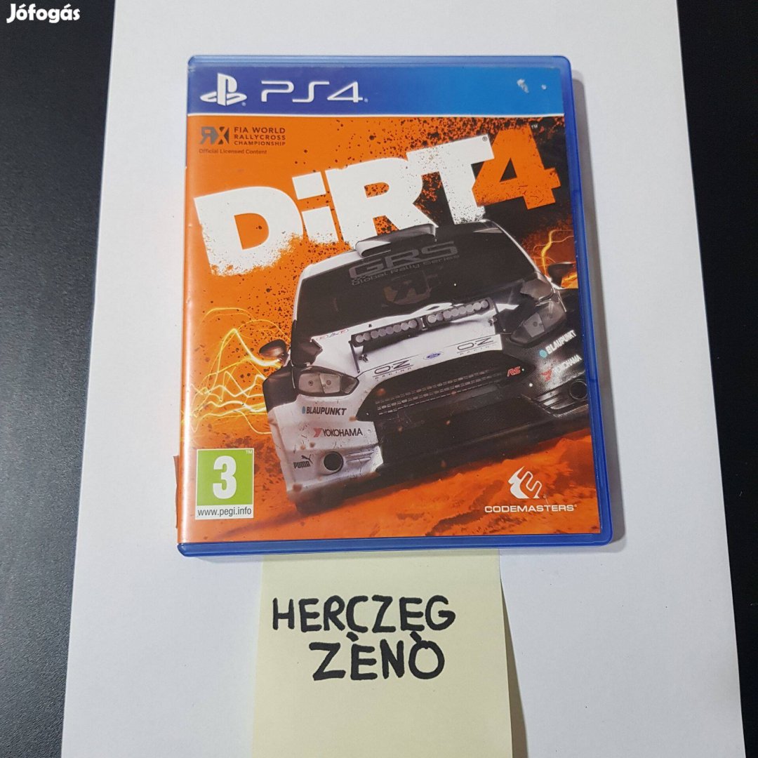 Dirt 4 ps4 játék