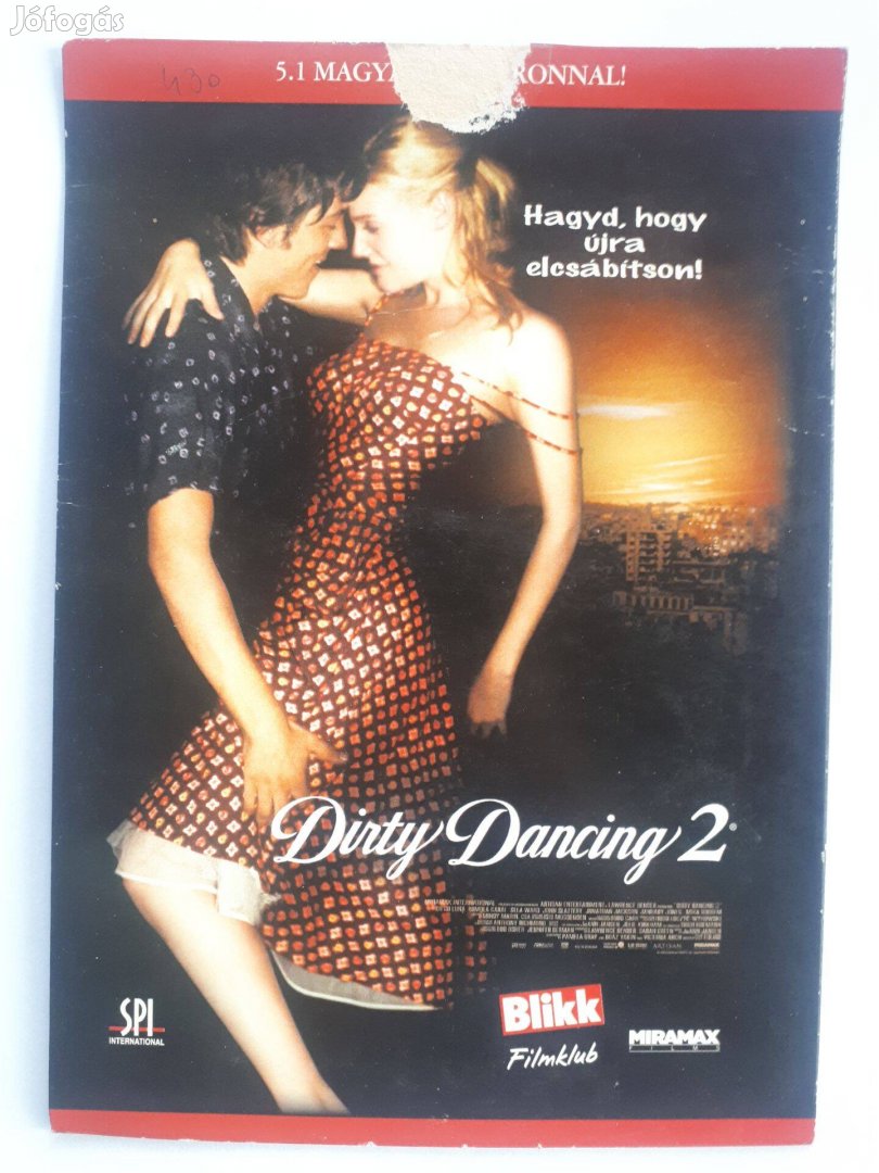 Dirty dancing 2. papírtokos DVD (posta 255 Ft)