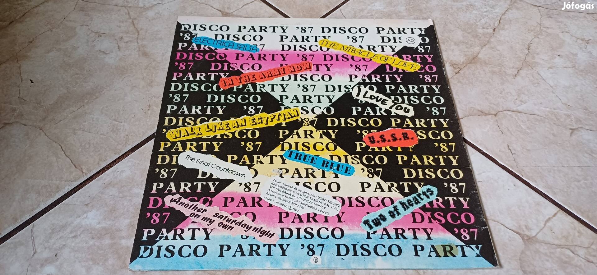Disci Party bakelit lemez