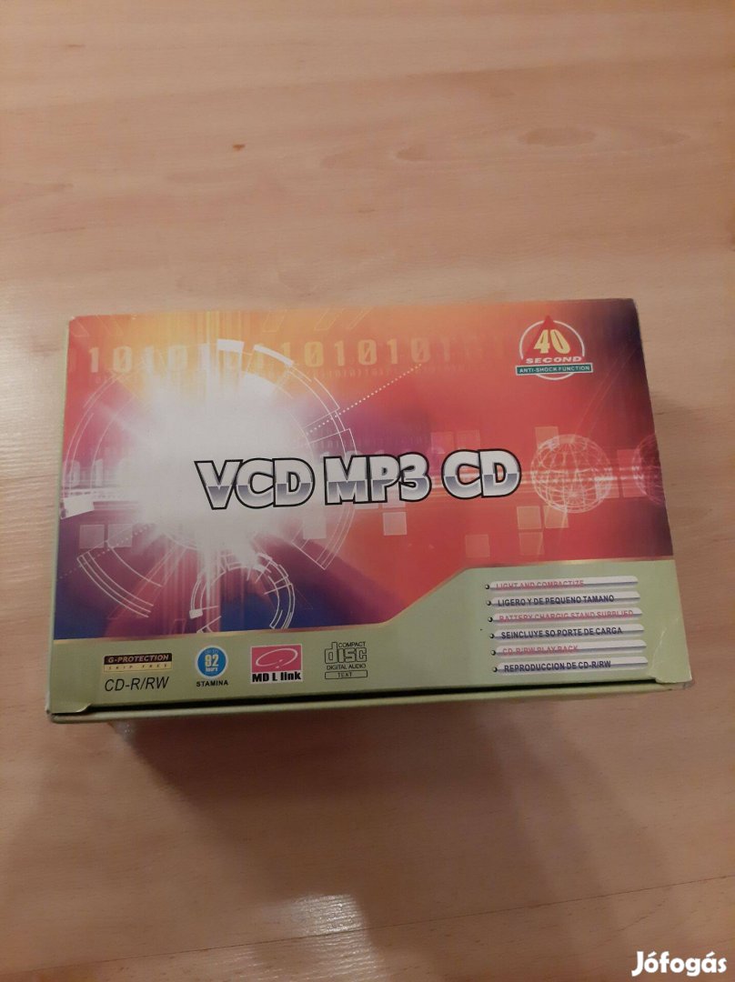 Discman cd sétáló walkman mp3 vcd