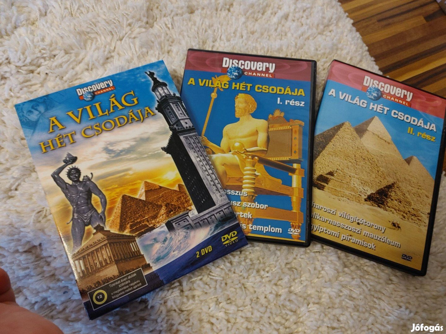 Discovery A világ hét csodája egyiptomi piramisok könyvek 1900Ft/db