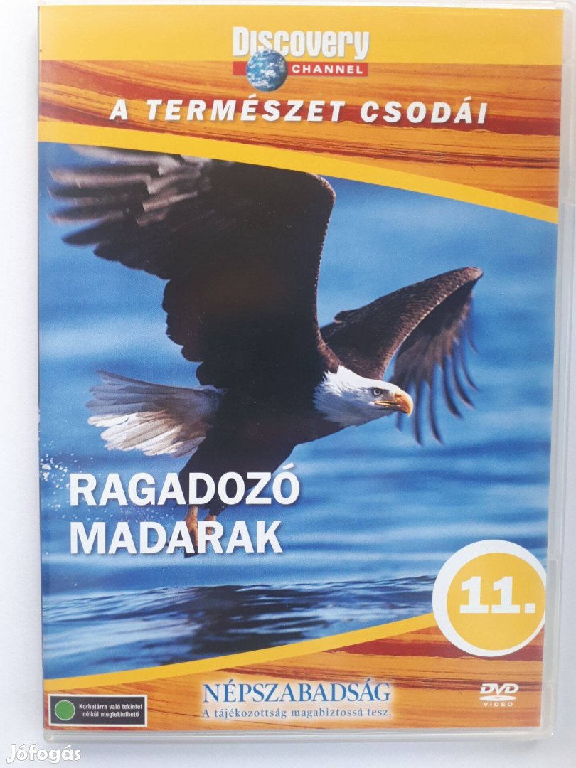 Discovery C. - A természet csodái 11 - Ragadozó madarak DVD (posta 510