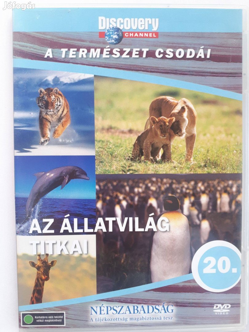 Discovery Channel - Az állatvilág titkai DVD (posta 510 Ft)