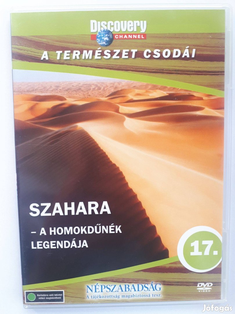 Discovery Channel - Szahara, a homokdűnék legendája DVD (posta 510 Ft)