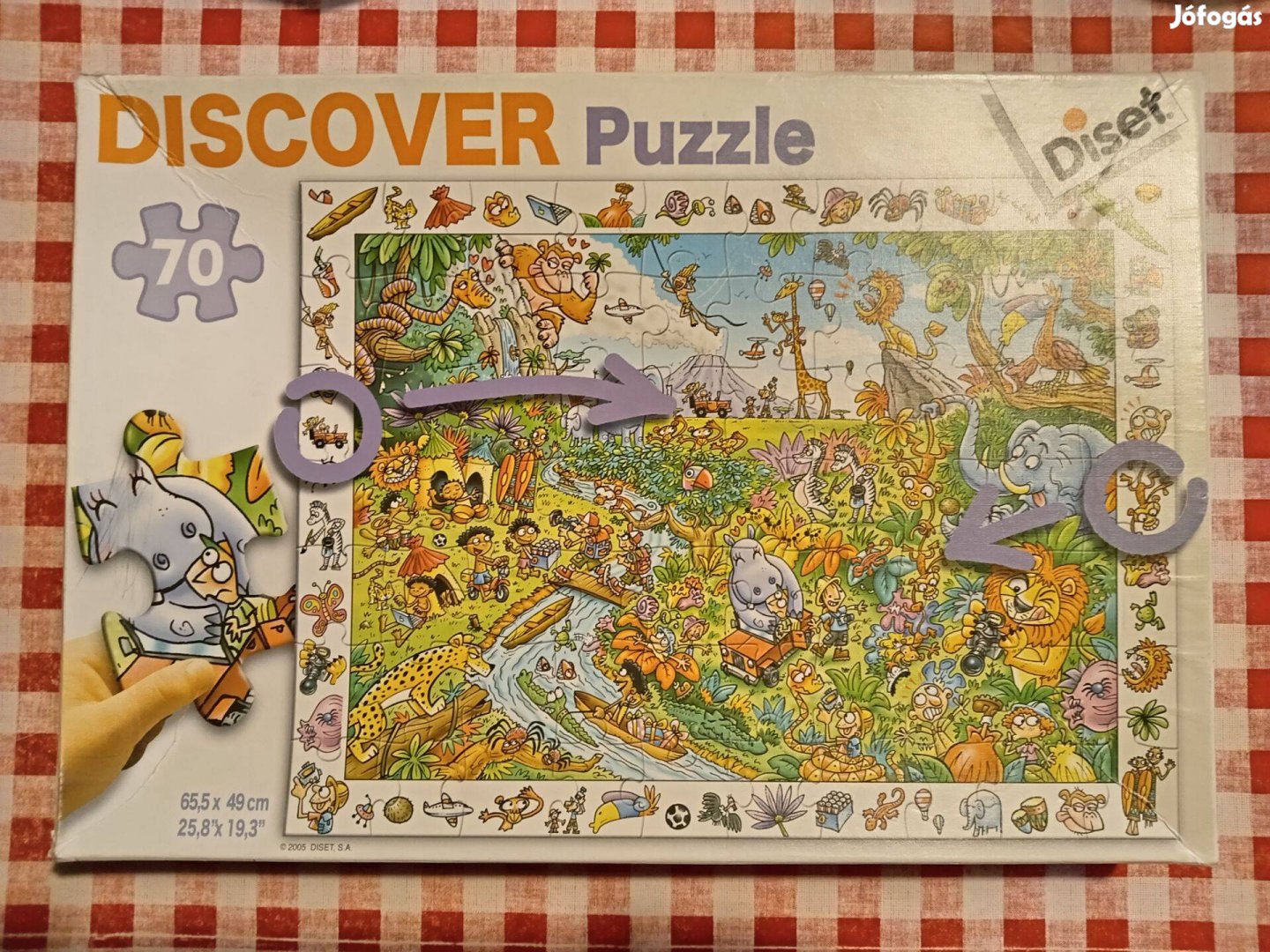 Diset Discover megfigyelő puzzle 70 darabos