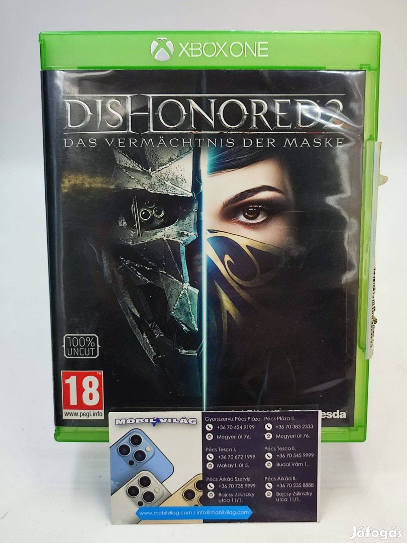 Dishonored 2 Xbox One Garanciával #konzl1921