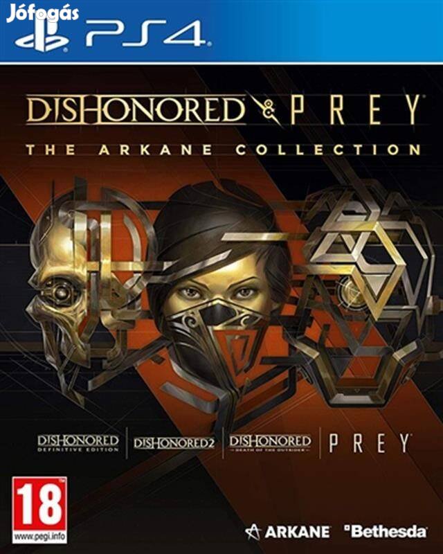 Dishonored 2 & Prey The Arkane Collection (No DLC) 2 Disc PS4 játék