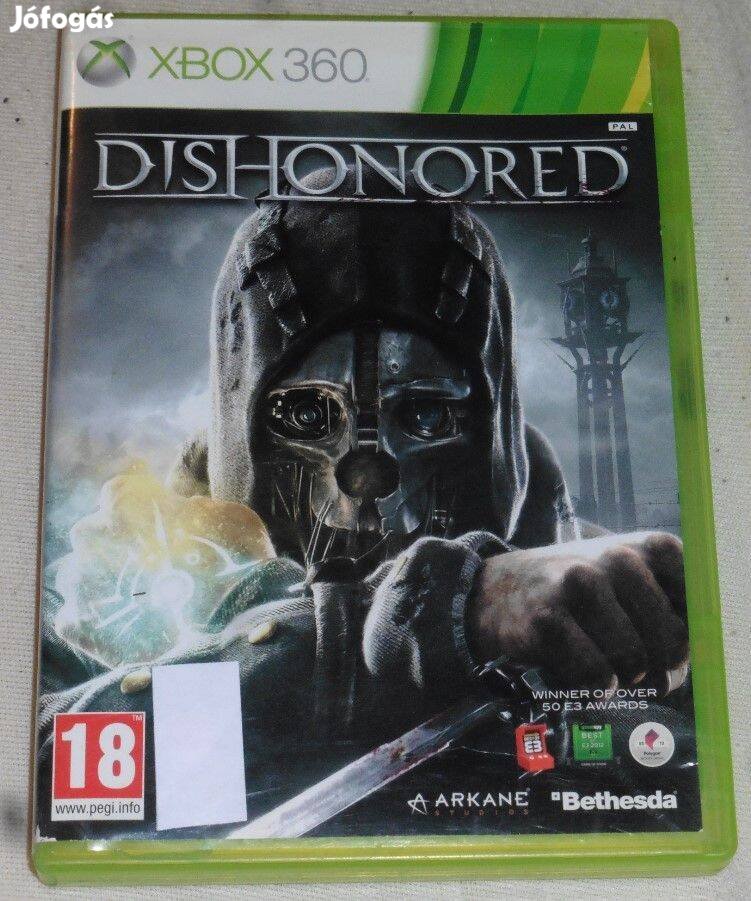 Dishonored Francia (akció, harcolós, misztikus) Gyári Xbox 360 Játék