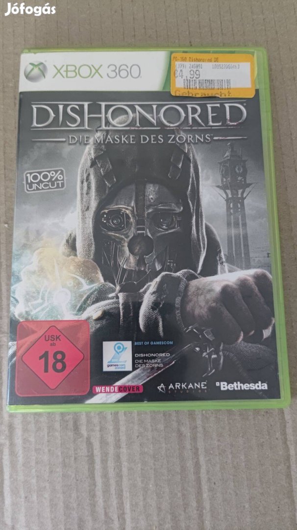 Dishonored: The Mask of Rorn xbox 360 játék