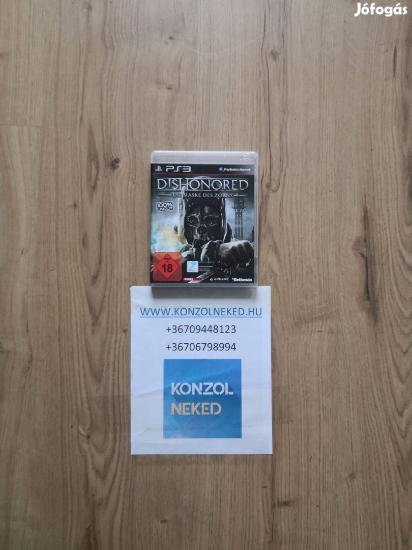 Dishonored eredeti Playstation 3 játék