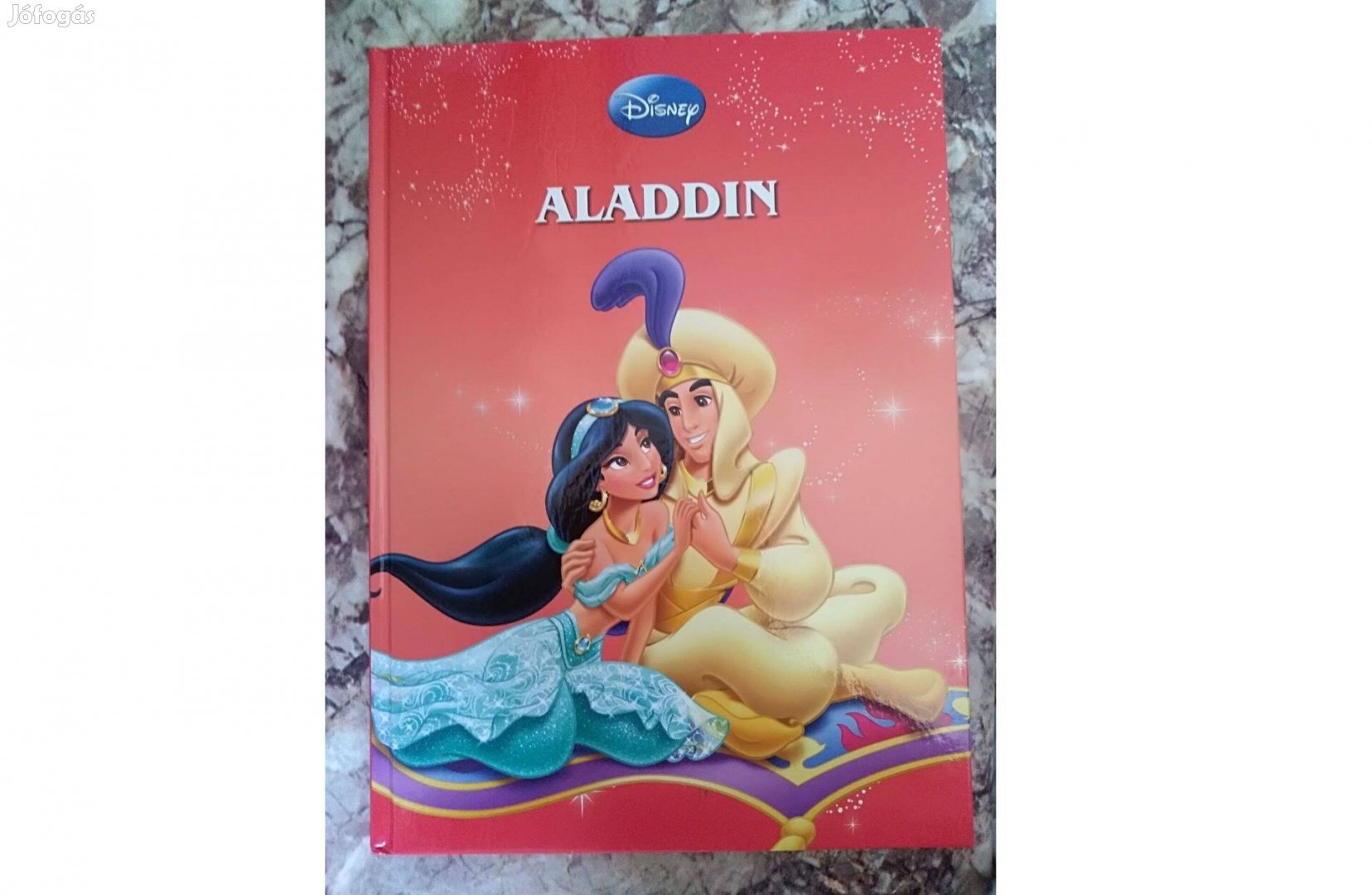 Disney Aladdin illusztrált könyv, mesekönyv -Egmont Kiadó, 2013, ritka
