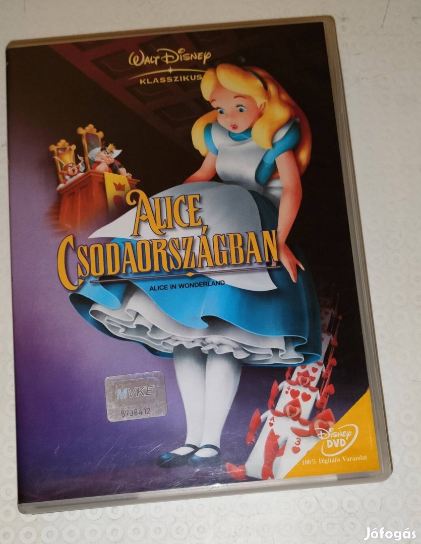 Disney Alice Csodaországban dvd