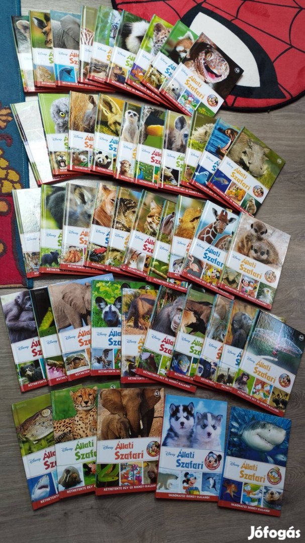 Disney Állati Szafari könyvek 44 darab