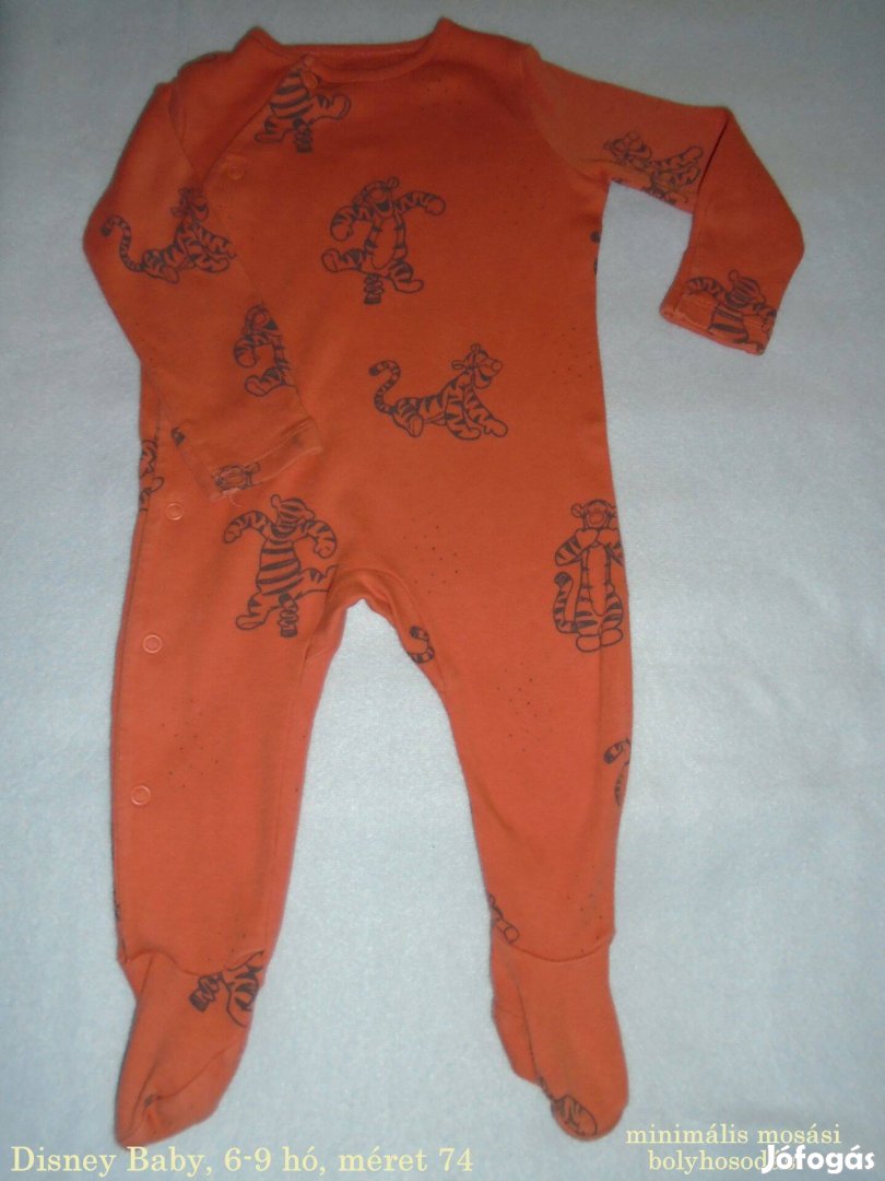 Disney Baby Tigris mintás (Micimackó) rugdalózó 6-9 hó (méret 74)