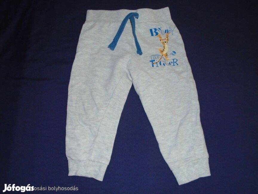 Disney Baby Tigris mintás jogger nadrág 9-12 hó (méret 80) szürke