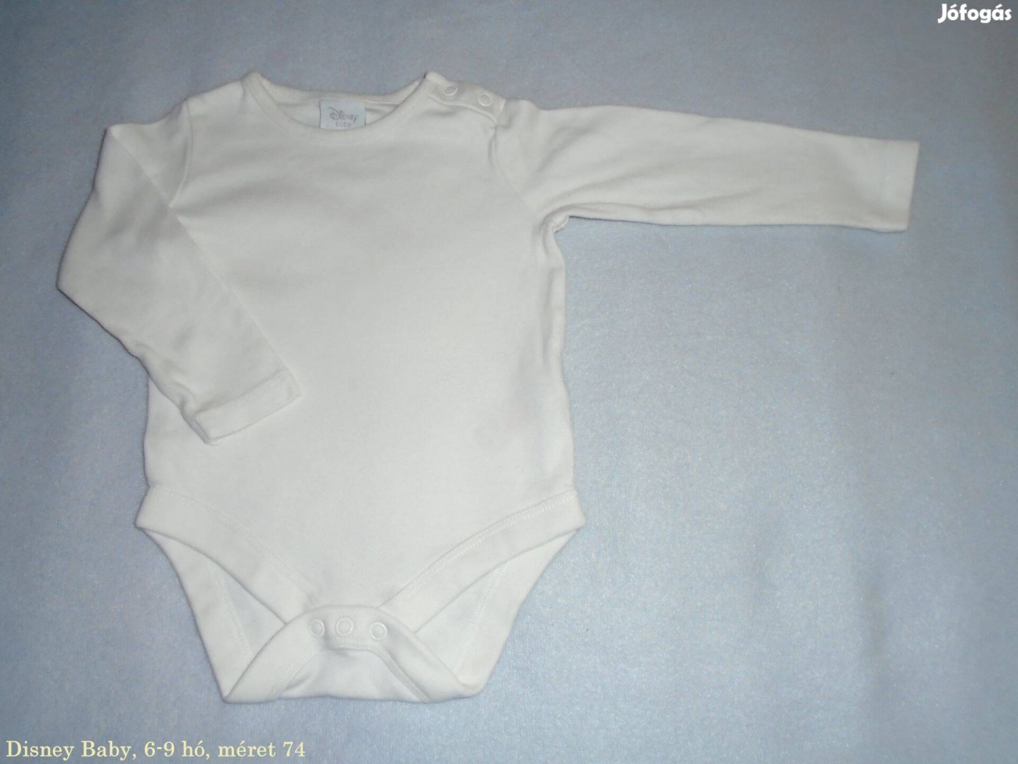 Disney Baby fehér hosszú ujjú body 6-9 hó (méret 74)