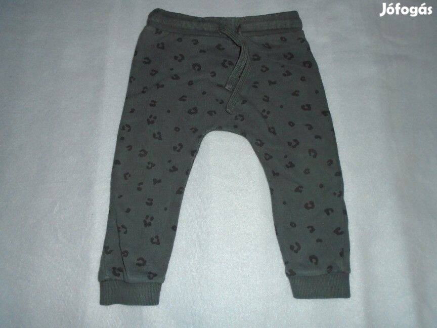 Disney Baby mintás jogger nadrág 9-12 hó (méret 80) sötét színű