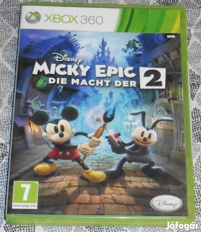 Disney Epic Mickey 2 Mickey Egér német, olasz Gyári Xbox 360 ONE Játék