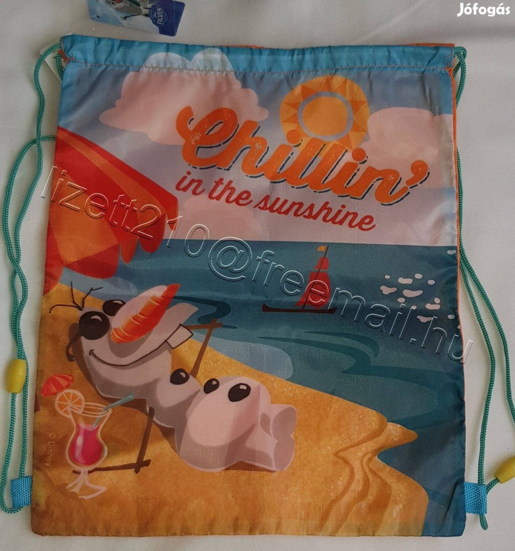 Disney Frozen Jégvarázs Olaf tornazsák címkés