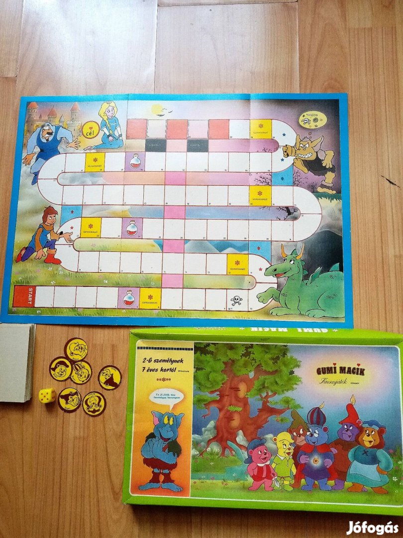 Disney Gumimacik retro társasjáték 