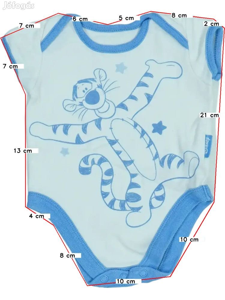 Disney Használt (keveset használt) Fiú Rövid ujjú / ujjatlan body (Mér