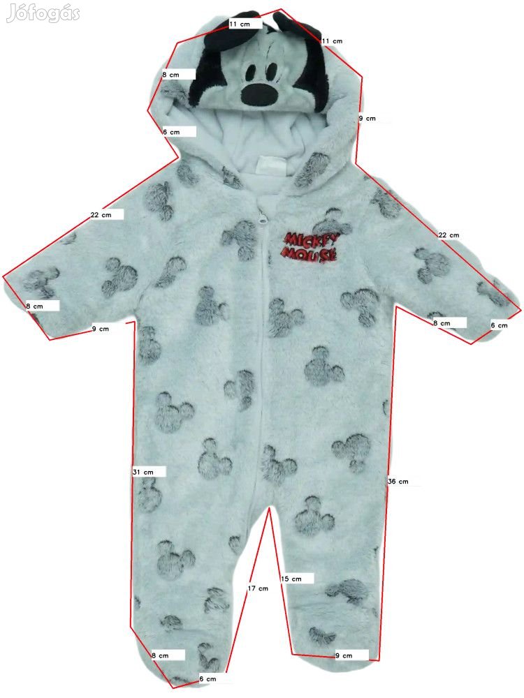 Disney Használt (keveset használt) Lány Baby overál (Méret: 56)