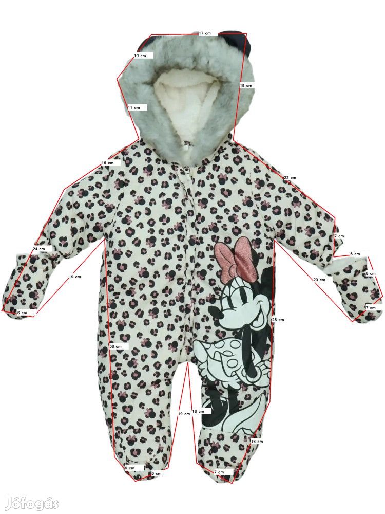 Disney Használt (keveset használt) Lány Baby overál (Méret: 62)