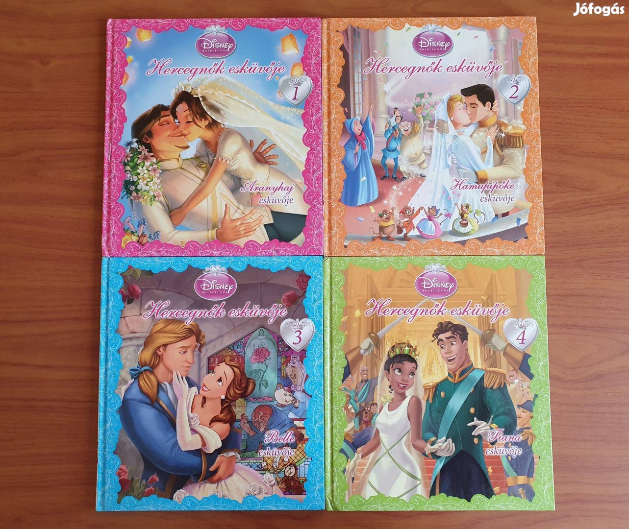 Disney Hercegnők esküvője mesekönyvsorozat